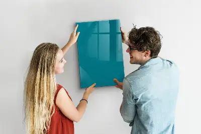 Sea color magnetic glass dry erase board