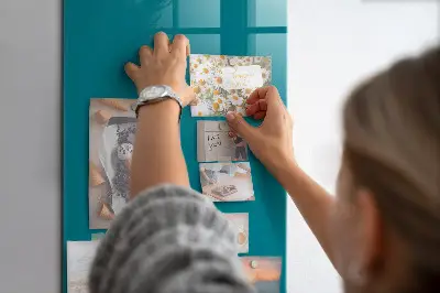 Sea color magnetic glass dry erase board