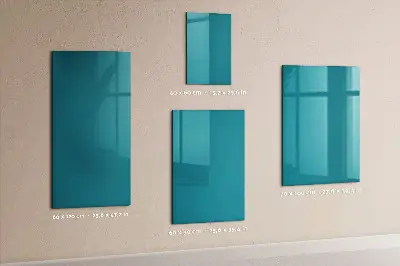 Sea color magnetic glass dry erase board