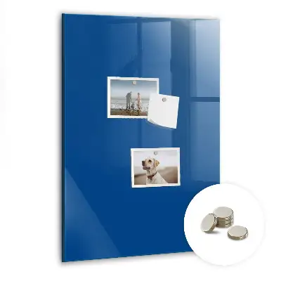 Blue magnetic wall board