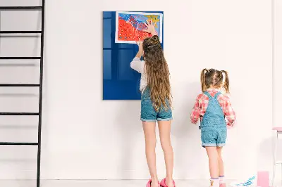 Magnetic wall board Blue color