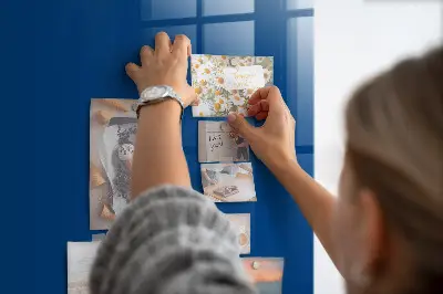 Magnetic wall board Blue color