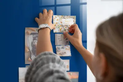 Magnetic wall board Blue color