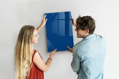Blue magnetic wall board