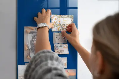 Magnetic wall board Blue color