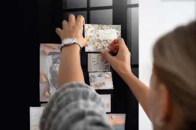 Black magnetic board