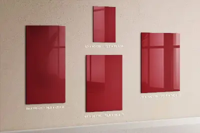 Red magnetic board