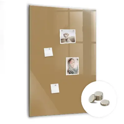 Magnetic wall board Dark beige color