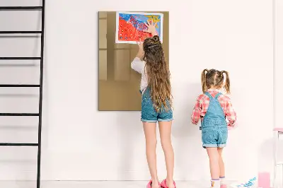 Magnetic wall board Dark beige color
