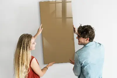 Magnetic wall board Dark beige color