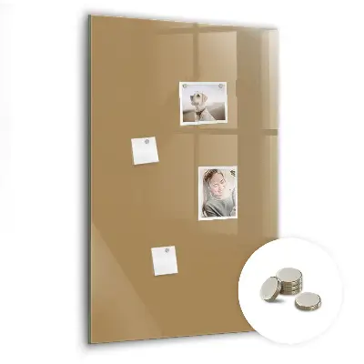 Magnetic wall board Dark beige color