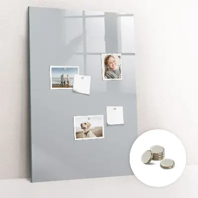 Light gray magnetic board