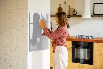 Light gray magnetic board