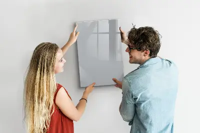Light gray magnetic board