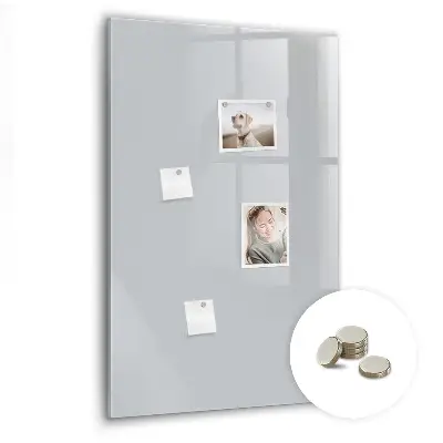 Light gray magnetic board
