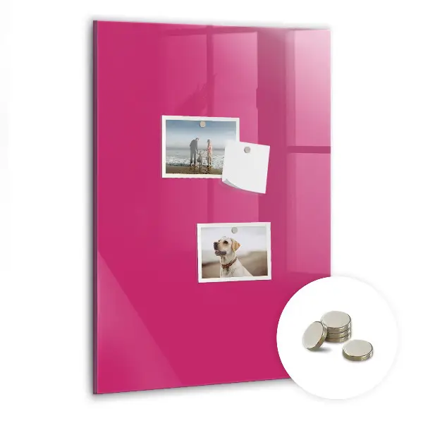 Magnetic wall board Strong pink color