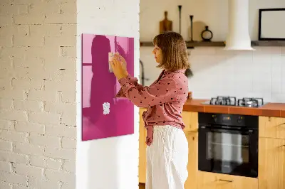 Magnetic wall board Strong pink color