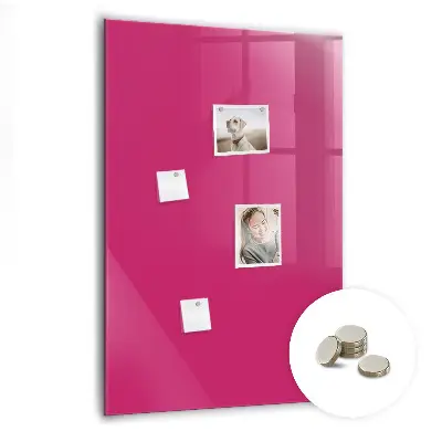 Strong pink magnetic wall board
