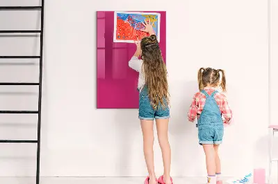 Strong pink magnetic wall board
