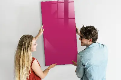 Strong pink magnetic wall board