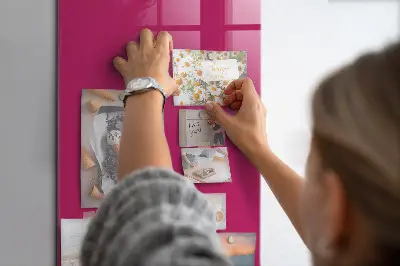 Magnetic wall board Strong pink color