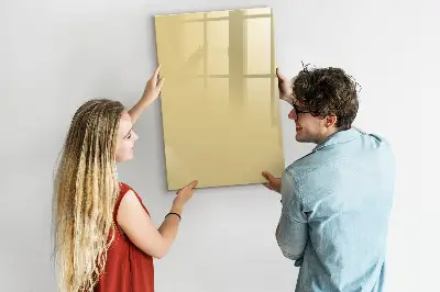 Cream colored magnetic board