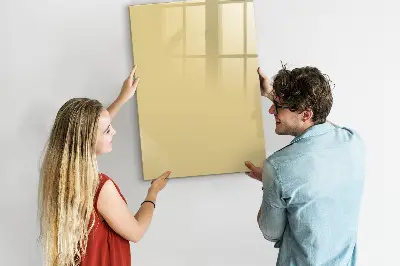 Cream colored magnetic board