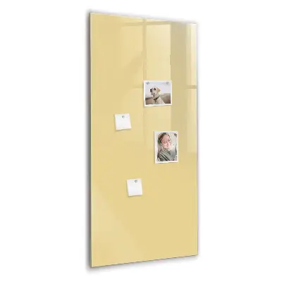 Cream colored magnetic board