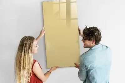 Cream colored magnetic board