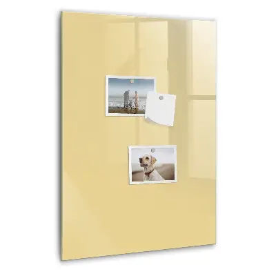 Cream colored magnetic board