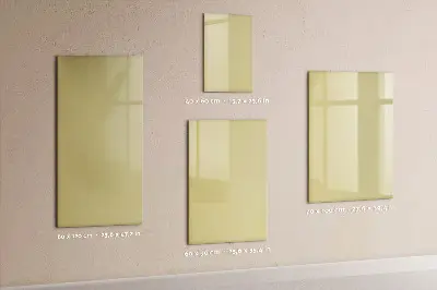 Cream colored magnetic board