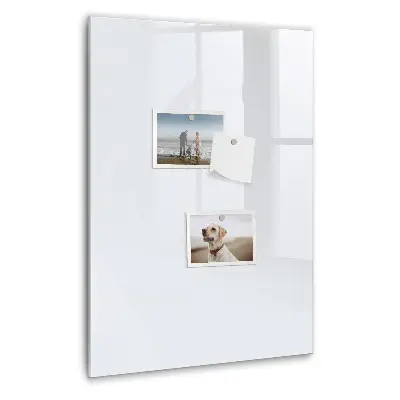 Magnetic wall board in dark white