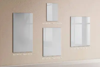 Magnetic wall board Color: dark white