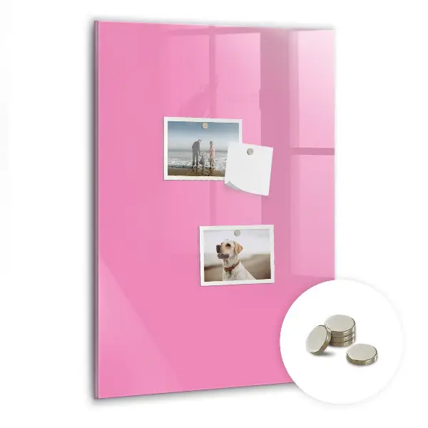 Pink magnetic board
