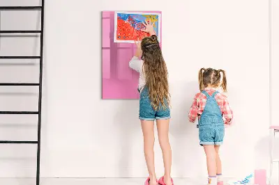 Pink magnetic board