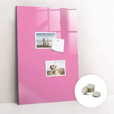 Pink magnetic board