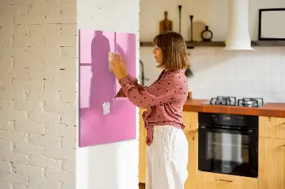 Pink magnetic board