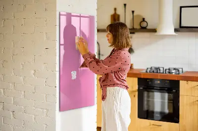 Pink magnetic board
