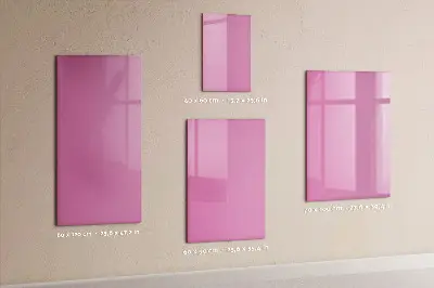 Pink magnetic board