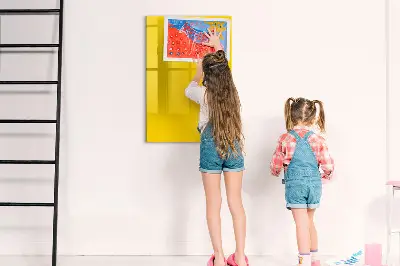 Magnetic wall board Light yellow color