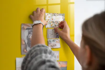 Magnetic wall board Light yellow color