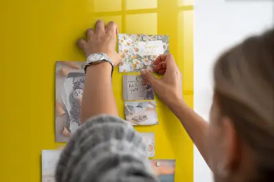 Magnetic wall board Light yellow color