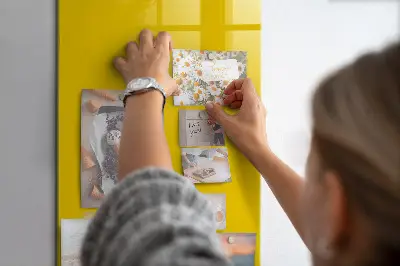 Magnetic wall board Light yellow color