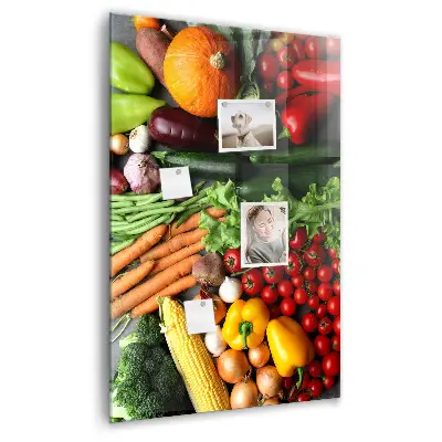Autumn Vegetables Magnetic Wall Board