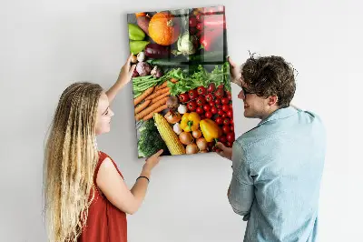 Autumn Vegetables Magnetic Wall Board