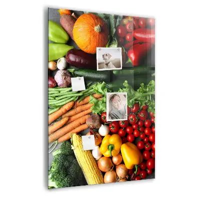Autumn Vegetables Magnetic Wall Board