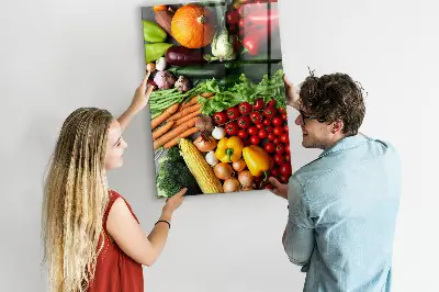 Autumn Vegetables Magnetic Wall Board