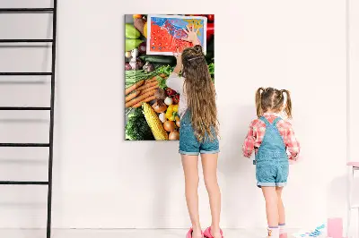 Autumn Vegetables Magnetic Wall Board