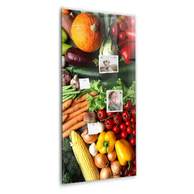 Autumn Vegetables Magnetic Wall Board