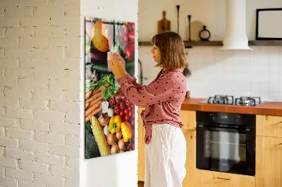 Autumn Vegetables Magnetic Wall Board